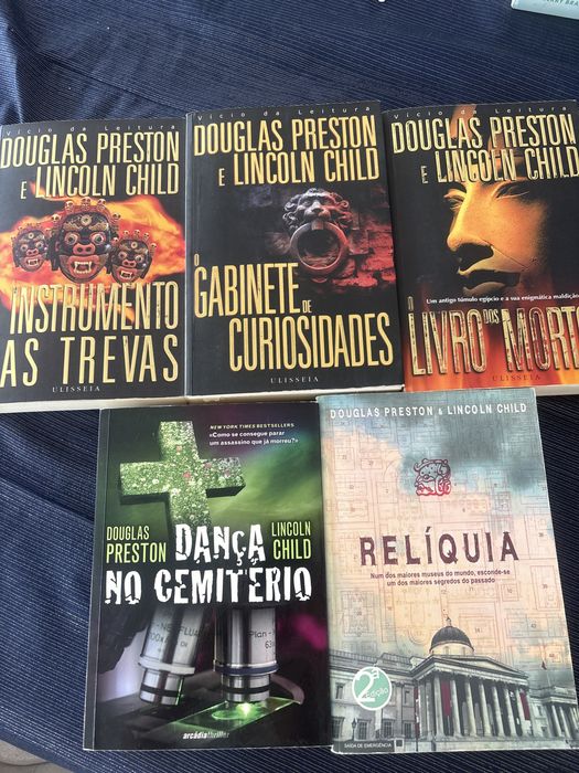 Livros Douglas Preston e Lincoln Child