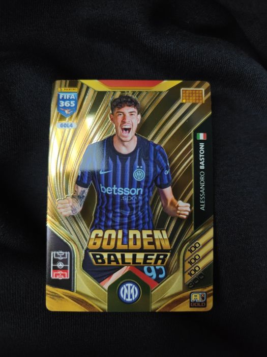 Panini FIFA 2026 Golden Baller Gol 4 Alessandro Bastoni FC Internazion