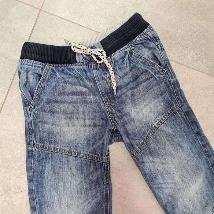 Denim co wycierane jeansy 140
