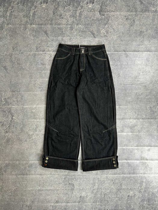 Джинси чорні baggy faded jeans archive opium distressed джинсы