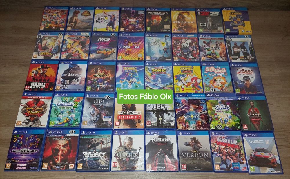 Jogos Ps4 Originais Novos & Usados Ler Anúncio  ( Desde 10€)