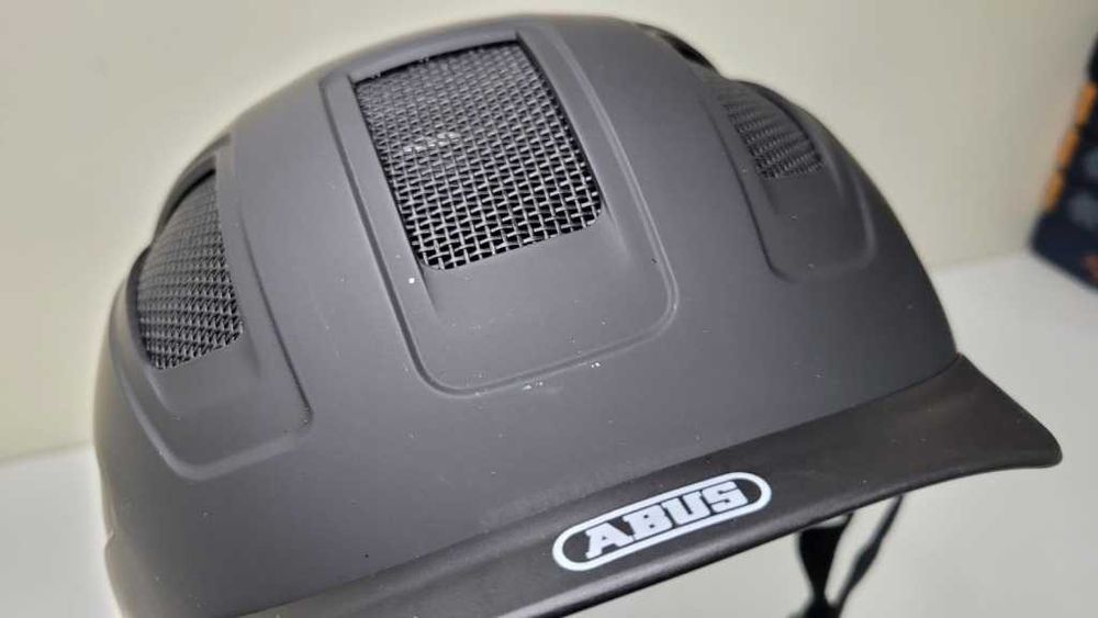 Miejski kask rowerowy ABUS HYBAN 2.0 velvet black rozmiar M 52-58cm