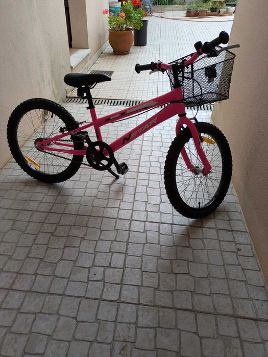 Bicicleta rosa NSTAR 20 polegadas