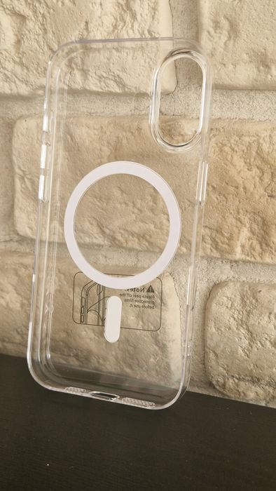 Transparent Slim Magsafe Case do Iphone 17 white