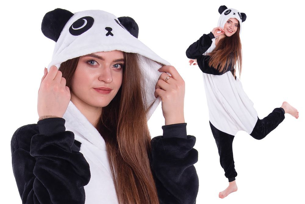 Piżama Kigurumi Kombinezon Przebranie Panda XXL 183-195 cm