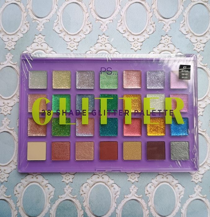 PS 28 Shade Glitter Palette duża paleta brokatów do twarzy paletka cieni do powiek na festiwale imprezy