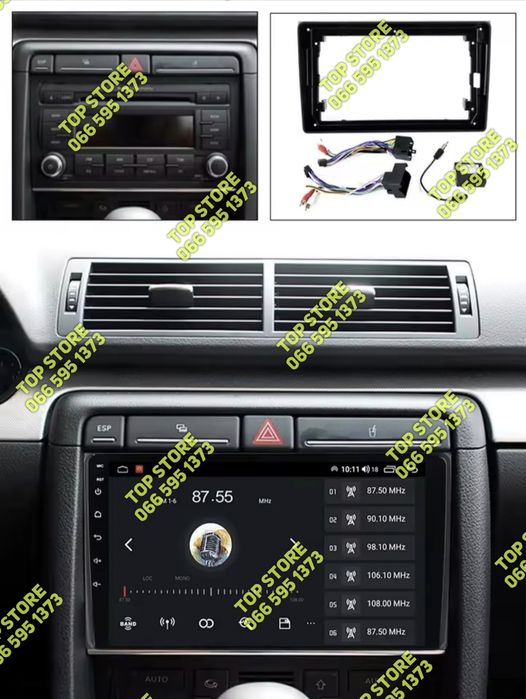 ‼️ AUDI Q5, Audi A4 A3 ‼️ B6 B7 Android магнітола DSP 4G Carplay