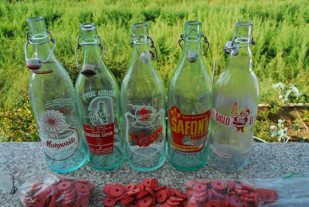 Garrafas antigas Pirogravadas com mais de 40 anos