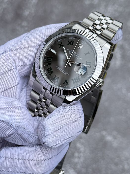 Чоловічий швейцарський годинник Rolex Datejust Wimbledon