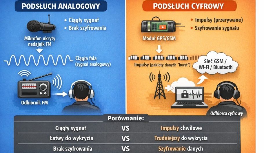 Wykrywanie podsłuchów,ukrytych kamer w domach,biurach i GPS w samochodach