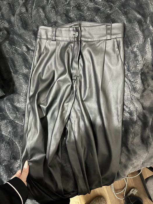 Брюки шкіряні