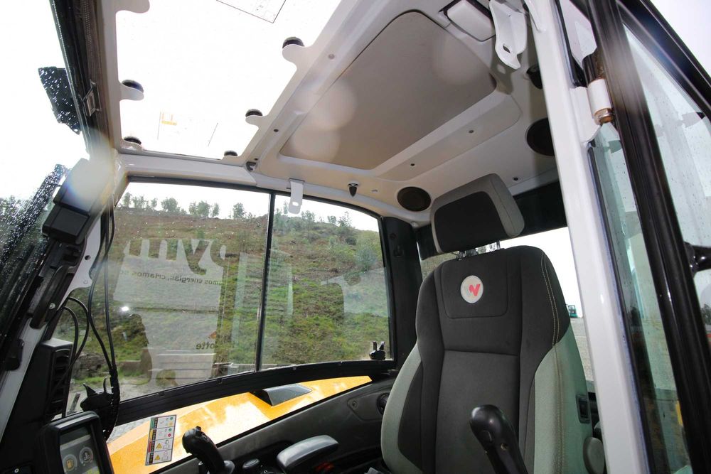 Mini Giratória Wacker Neuson ET 65 Balde Limpeza Hidráulico luzes 360