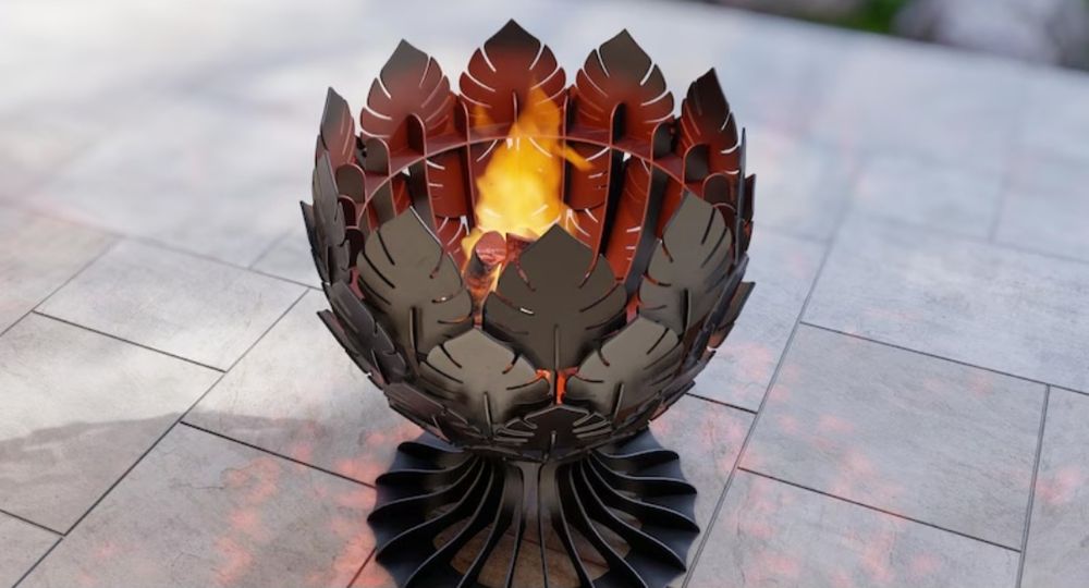 Palenisko ogrodowe  cnc nowoczesne