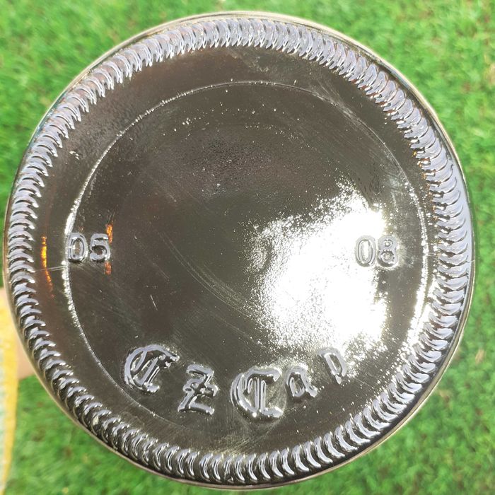 Garrafa vidro Castanho Antiga