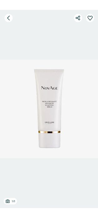 Serum modelujące do szyi i dekoltu Novage Oriflame nowe