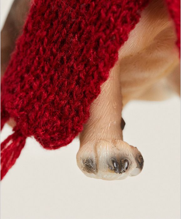 Enfeite BULDOGUE Resina Natal Zara Home NOVO