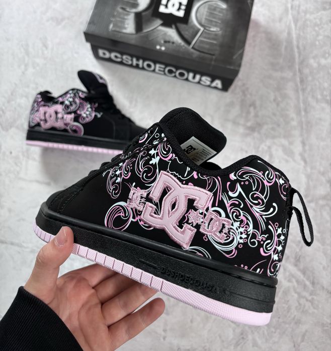 buty damskie DC court graffik pixie "pink" rozmiar 39 DARMOWA WYSYLKA