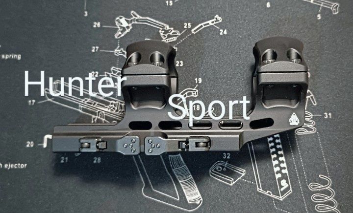 Кронштейн, моноблок Leapers accu-sync offset d-30 . Ar15/Ак