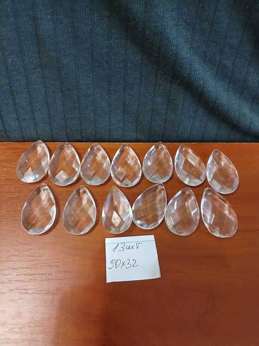 подвески хрустальные  для   чешской люстры