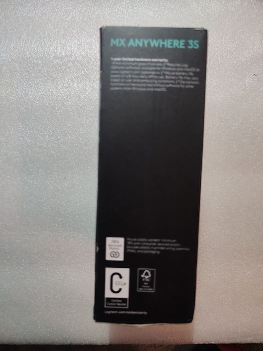 Mouse sem fio Logitech MX Anywhere 3S, cor grafite, Bluetooth 8K