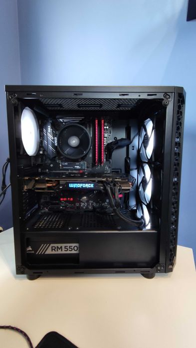 Zestaw Gamingowy Ryzen 5, GTX970, 16GB RAM SSD+ HDD + 27' + Akcesoria