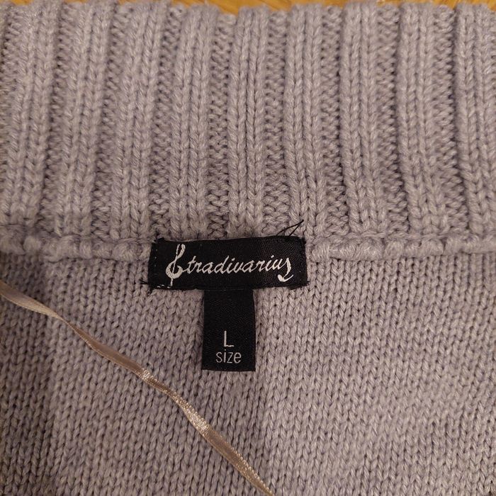 Sweter Stradivarius szary