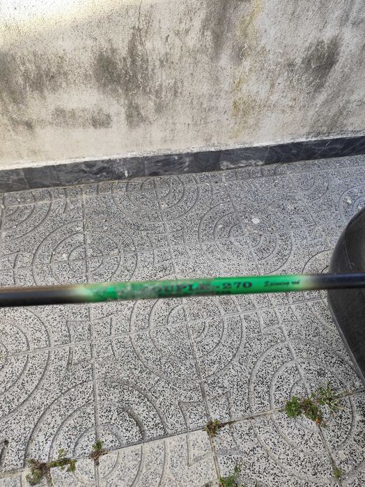 Cana de pesca cana de pesca com desgaste, verde e preta - 270 spinning rod