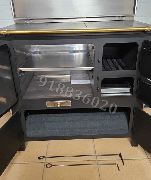 Fogão Lenha NOVOS - Forno INOX - Estilo Rústico - Fabrico Nacional