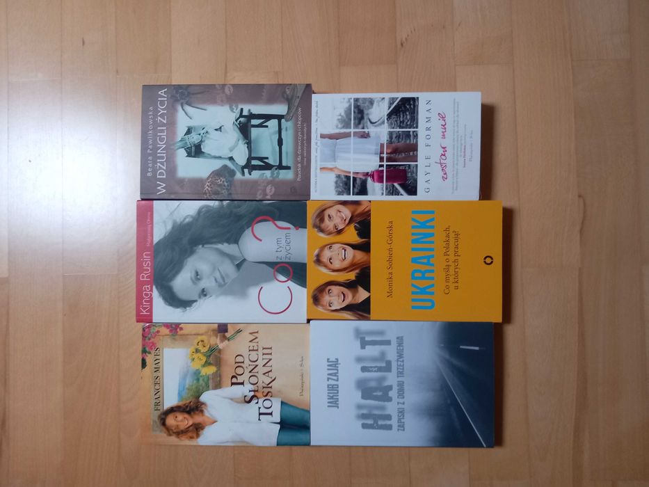 Zestaw ksiązek literatura obyczajowa