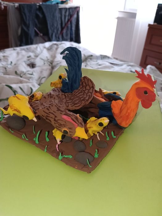 Rodzina kurczaków Hand Made