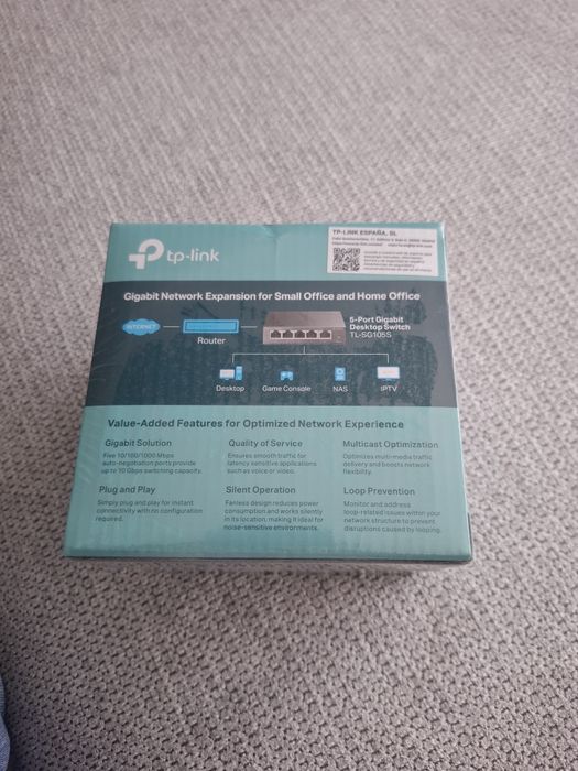 Desktop switch gigabit TP Link Selado garantia 3 anos