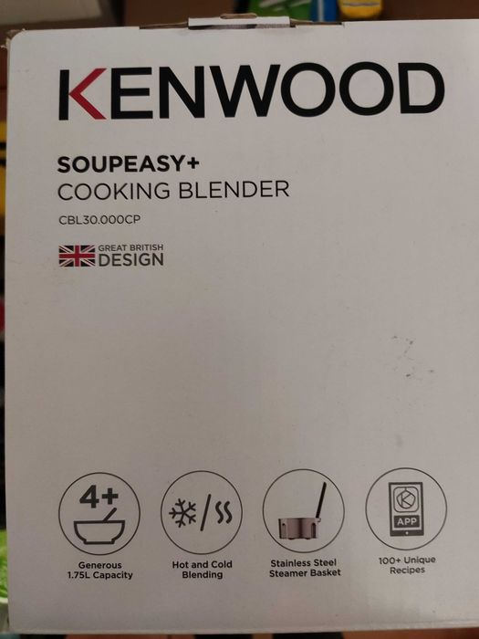 Maquina Fazer Sopa - Kenwood SOUPEASY+ CBL30 (NOVA, na CAIXA)