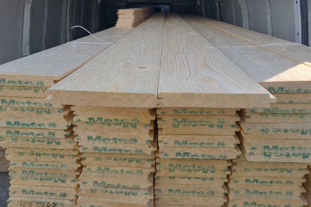 Boazeria świerk modrzew bal szalówka deska tarasowa elewacyjna podłogowa heblowana półbal podbitka