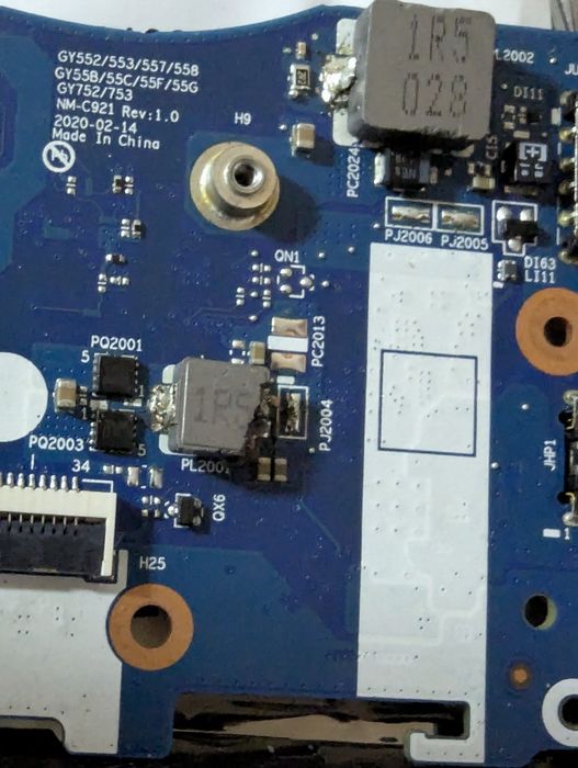 Motherboard Lenovo Legion 5 15-IMH05 NM-C921