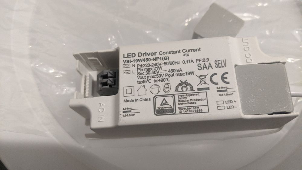 focos/luzes led/candeeiros encastrar 22mm