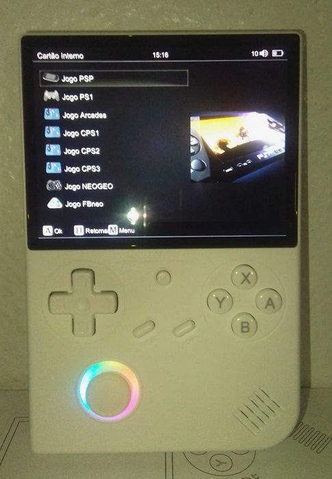 Consola Portátil Anbernic RG40XXV - Branco - Nova!!