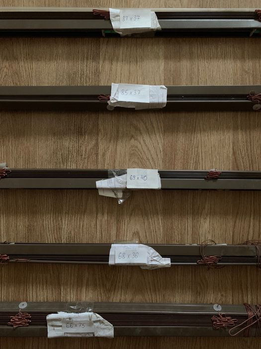 Жалюзи горизонтальні металеві