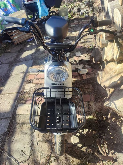 Майже новий Crosser CR2 800W 60V 24Ah — потужний, бере будь-яку гірку