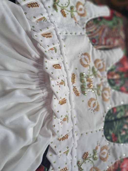 Gorset do chrztu góralski komplet