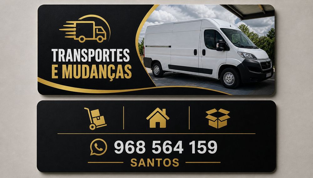 Carrinha para mudanças, recolhas, fretes