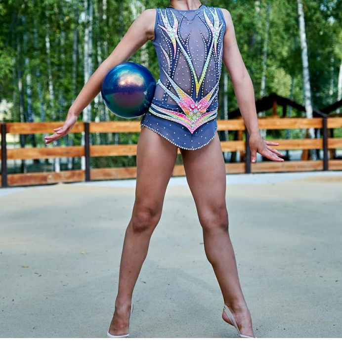 Купальник для художественной гимнастики+ПОДАРОК