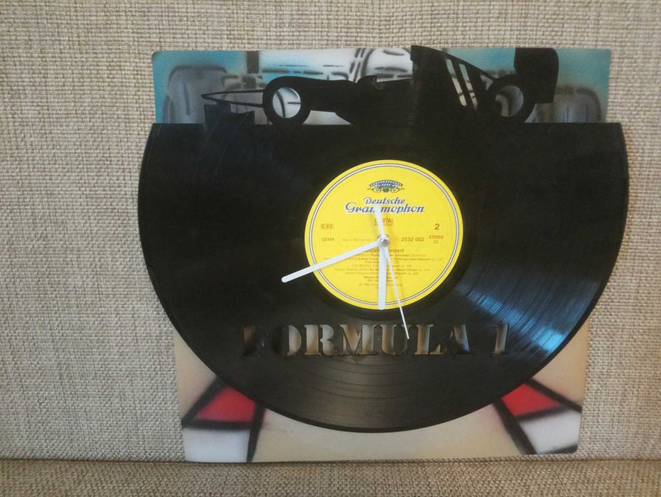 Zegar winyl gramofon