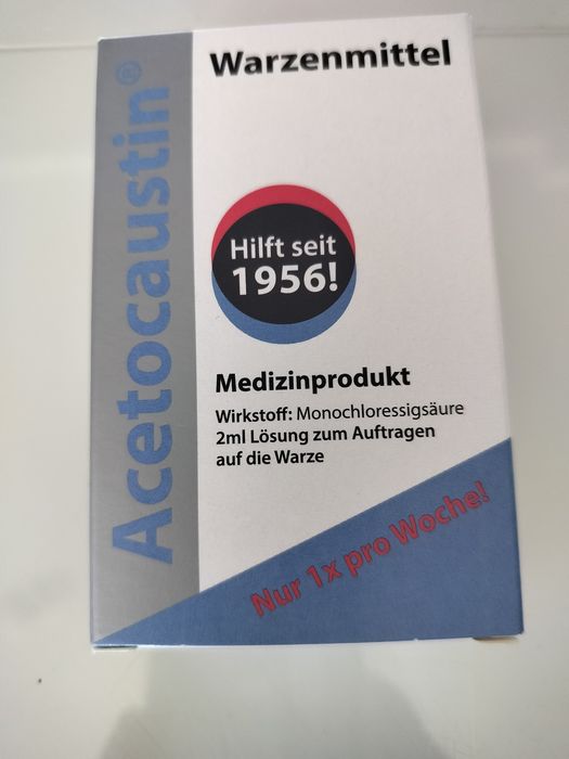 Acetocaustin zamiennik Vericaust duża pojemność 2 ml