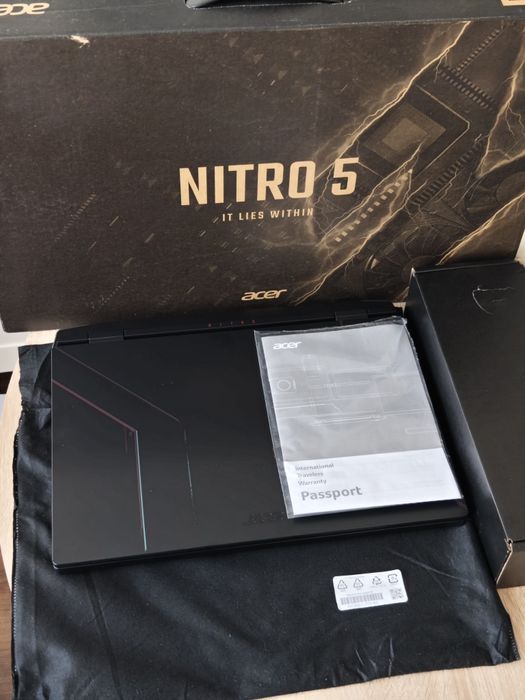 Acer Nitro 5 RTX4060 jak nowy - 21 mies. GW