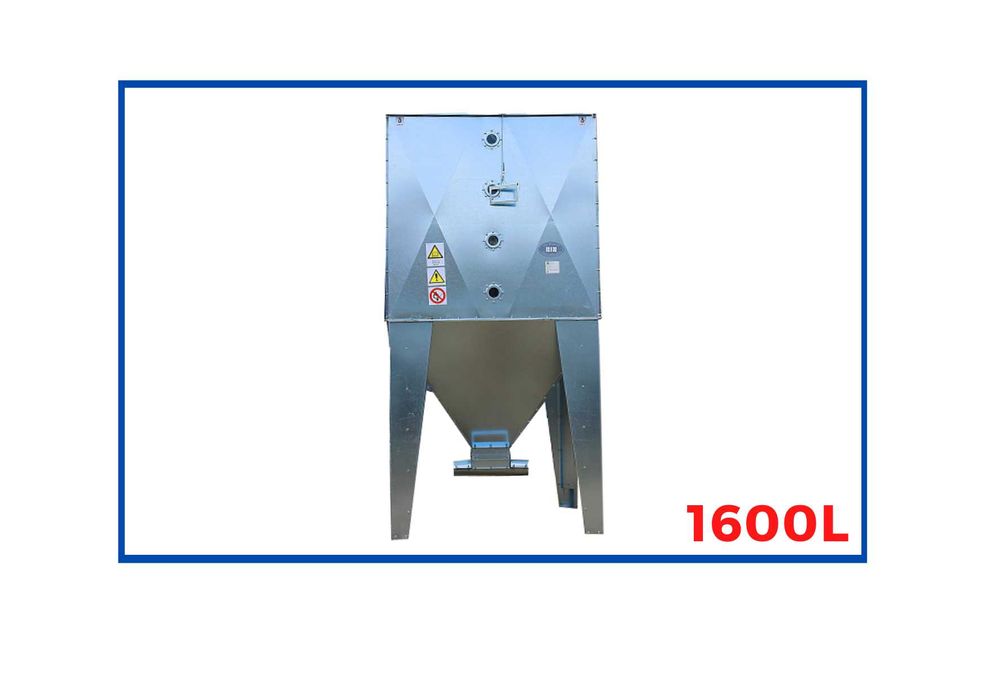 Pojemnik paszowy BIN 1600L 2350L 3100L Silos paszowy Zbiornik na paszę