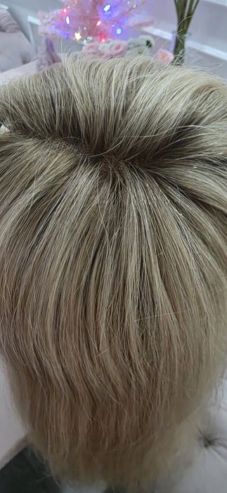 Topper naturalny hairlux Lata 45 cm