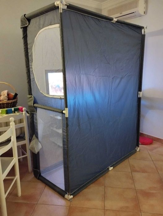 Parque Infantil mcbaby (Cinzento escuro - 150x180 cm - 2 Portas)