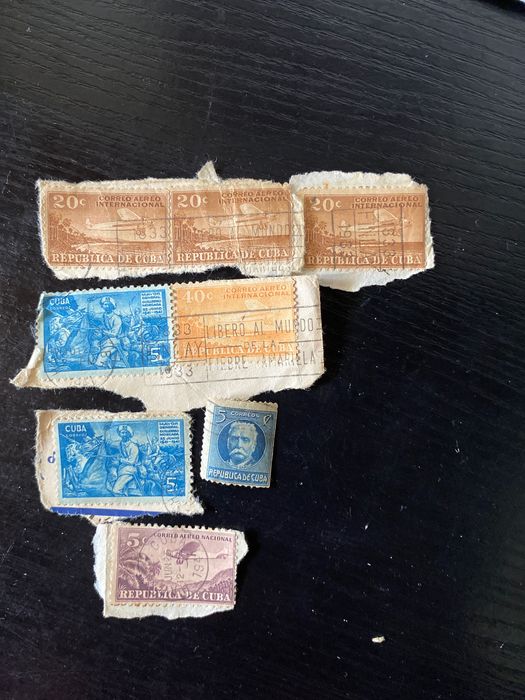 Selos postais antigos de Cuba