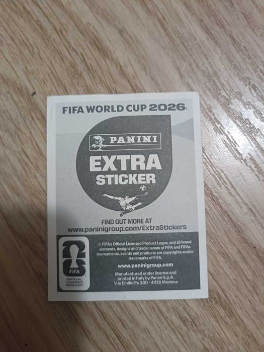 Extra sticker do Florian Wirtz GOLD 2026
