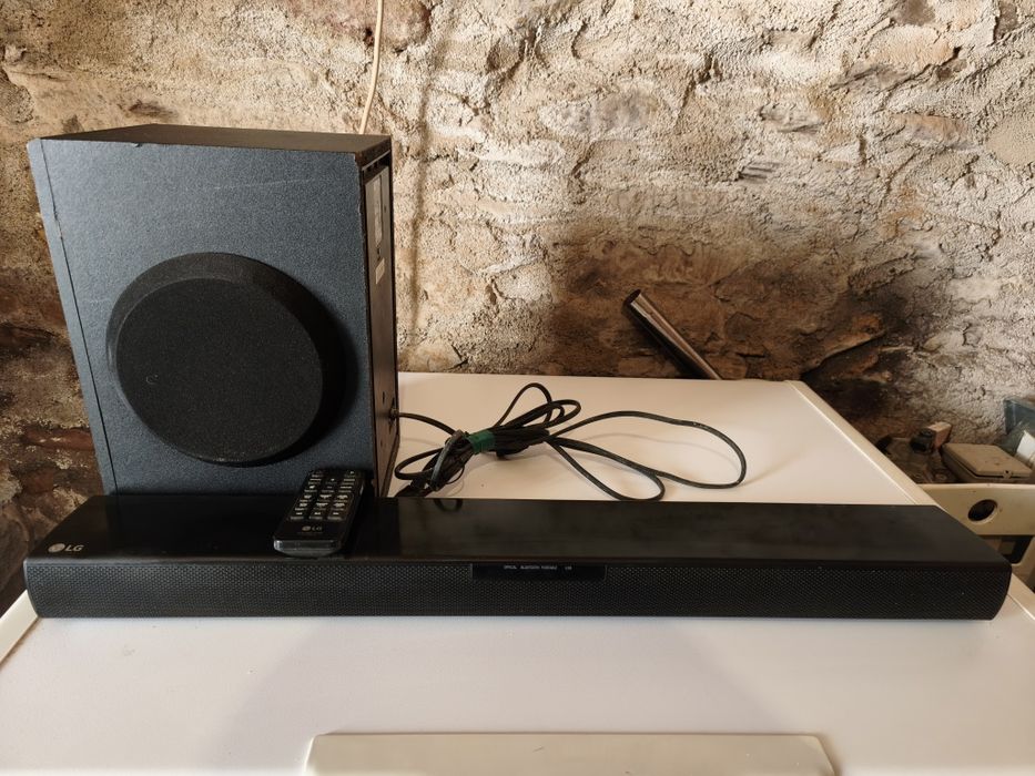 Barra de som com subwoofer